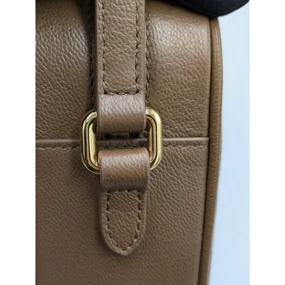 Burberry Vintage Check Large Camera Shoulder Bag Earth 8084495 - Picture 6 of 14